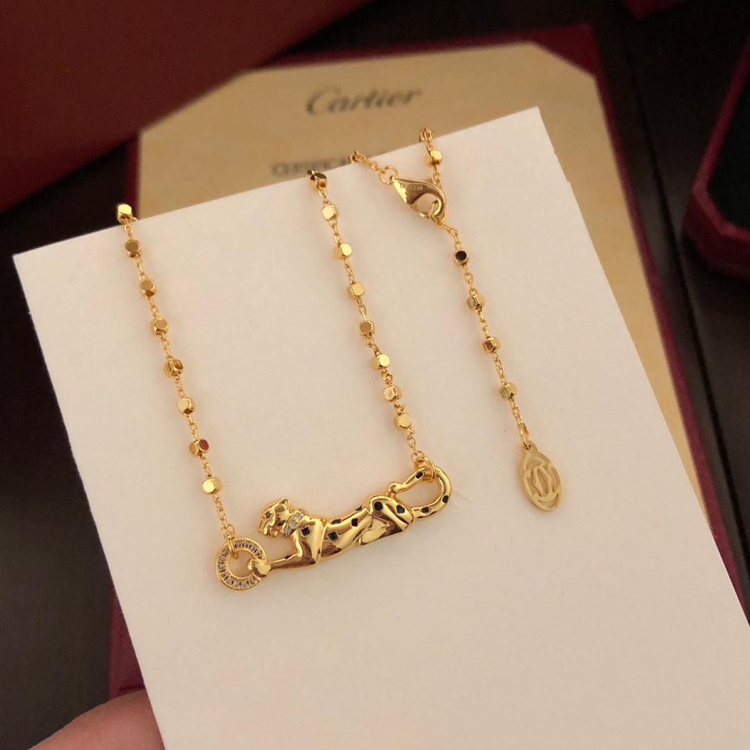Cartier Panther Necklace & Earrings