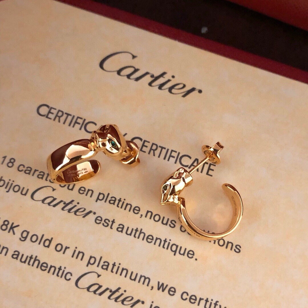 Cartier Panther Necklace & Earrings