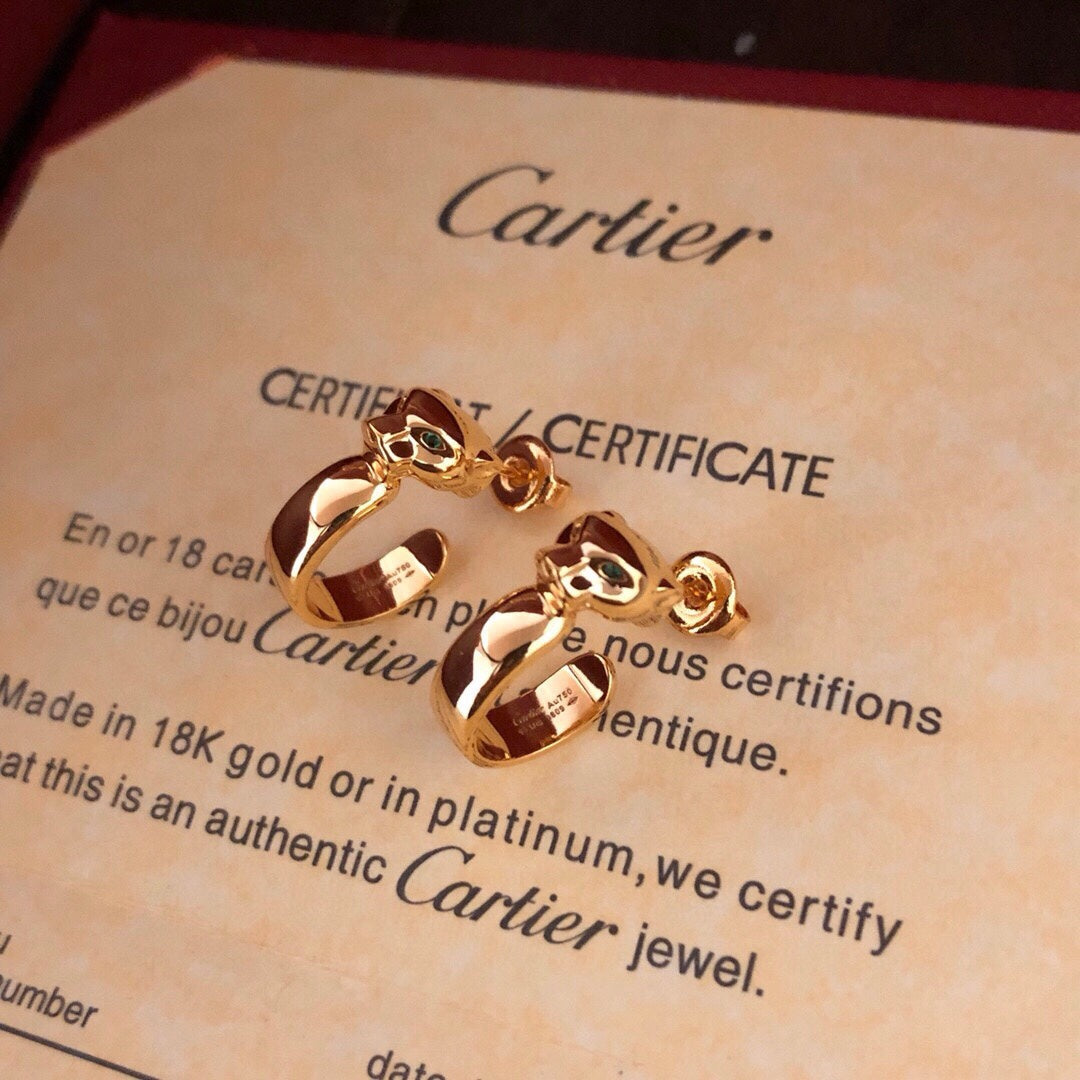Cartier Panther Necklace & Earrings