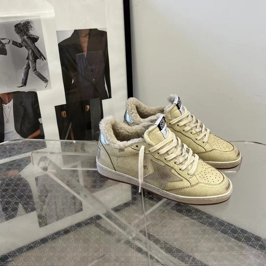 Golden Goose Vintage Distressed Sneakers #015