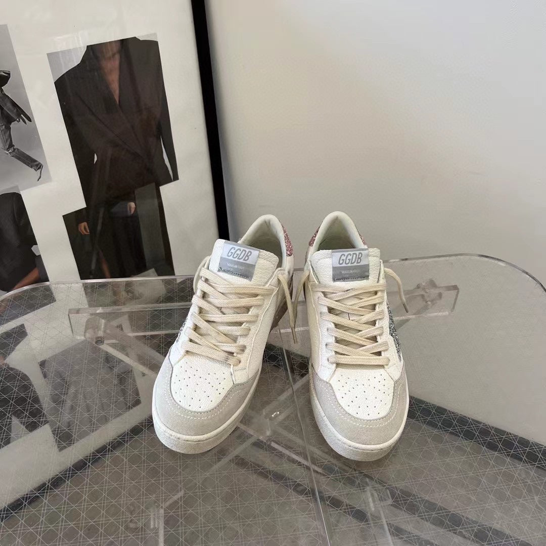 Golden Goose Vintage Distressed Sneakers #105