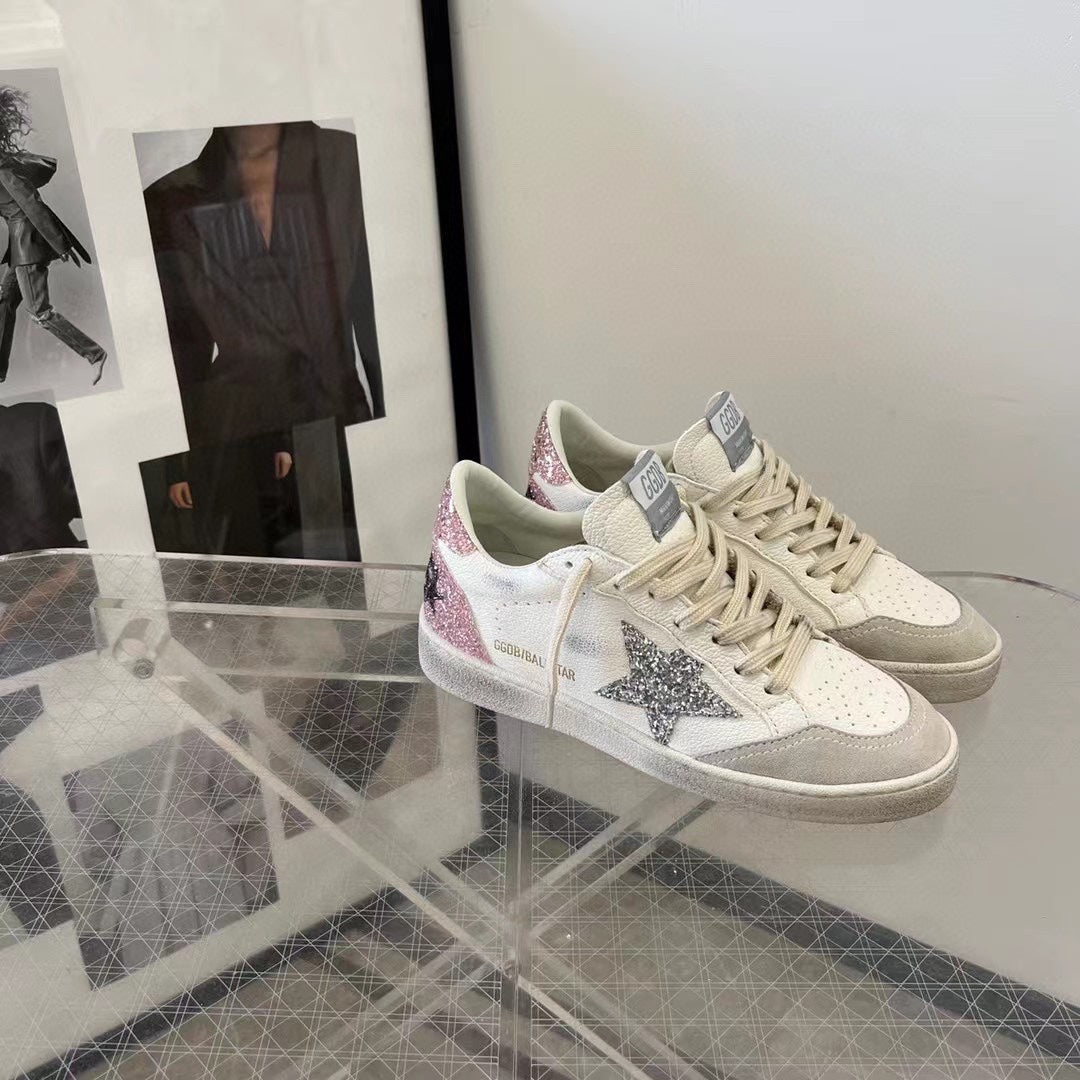 Golden Goose Vintage Distressed Sneakers #105