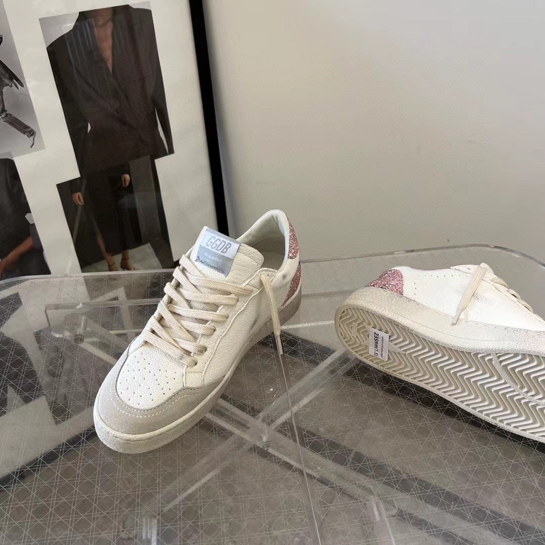 Golden Goose Vintage Distressed Sneakers #105