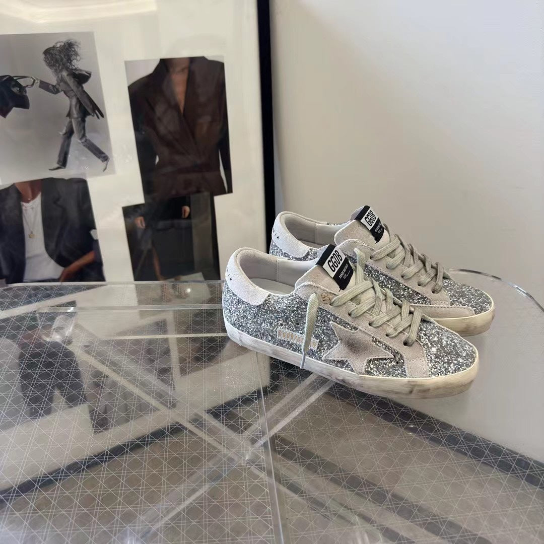 Golden Goose Vintage Distressed Sneakers #249