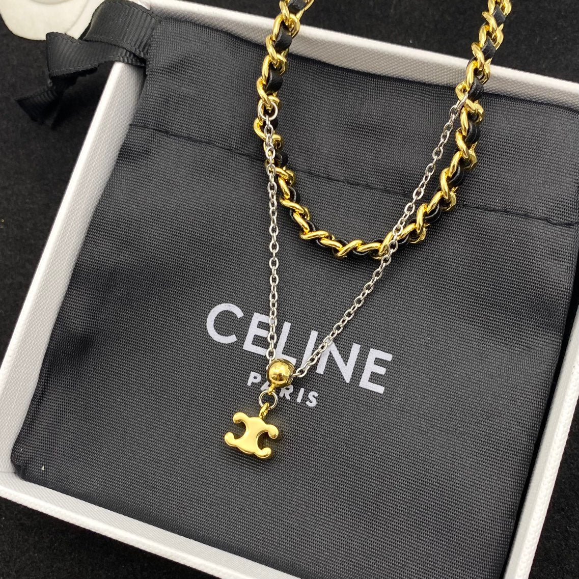 CELINE Brass Fashion Accessory