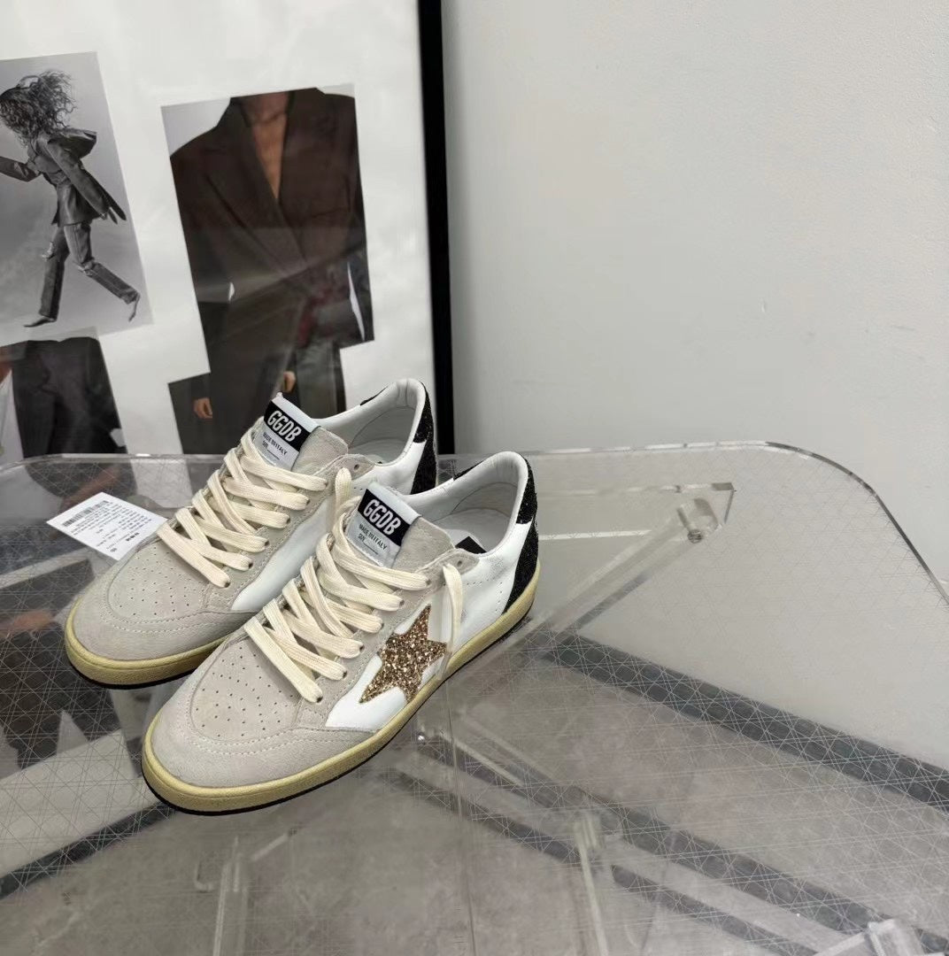 Golden Goose Vintage Distressed Sneakers #216