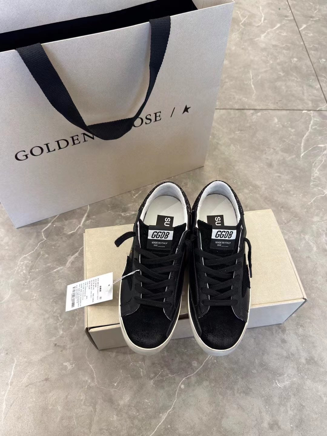 Golden Goose Vintage Distressed Sneakers #161