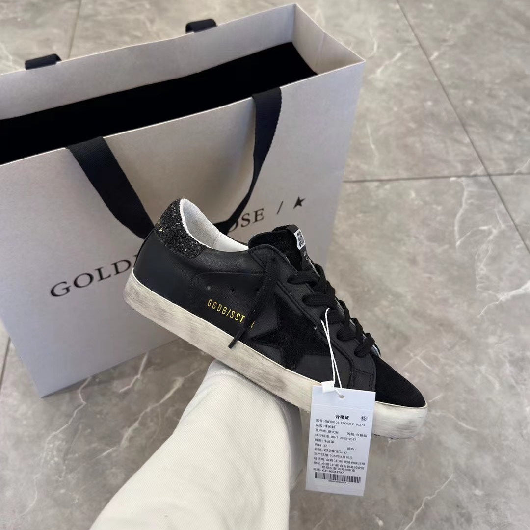 Golden Goose Vintage Distressed Sneakers #161