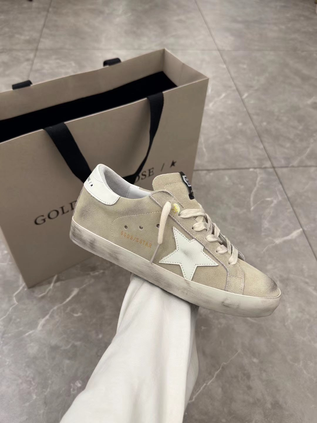 Golden Goose Vintage Distressed Sneakers #073