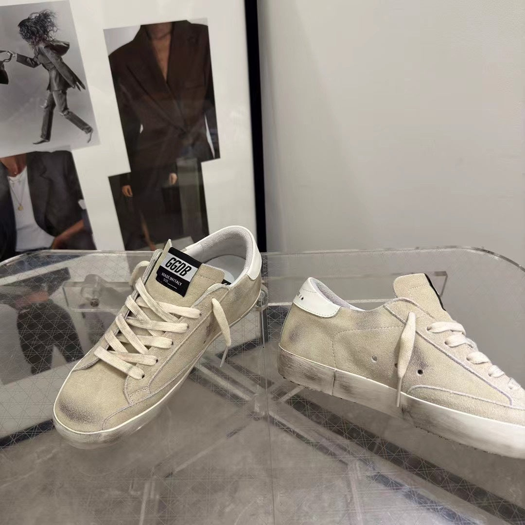 Golden Goose Vintage Distressed Sneakers #073