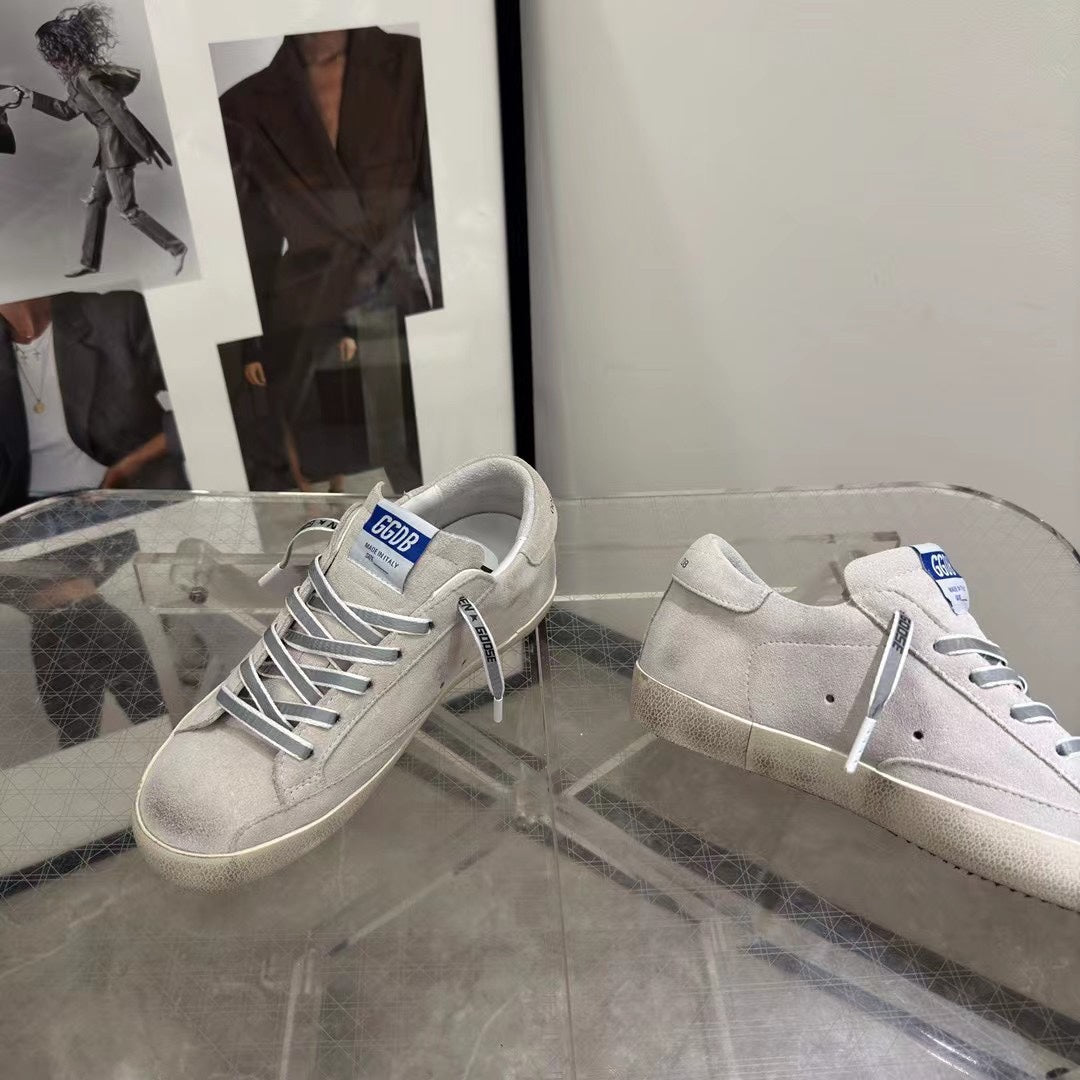 Golden Goose Vintage Distressed Sneakers #077