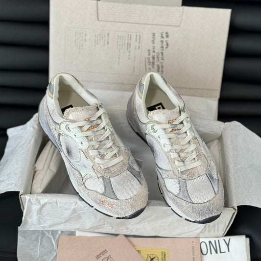 Golden Goose Vintage Distressed Sneakers #150