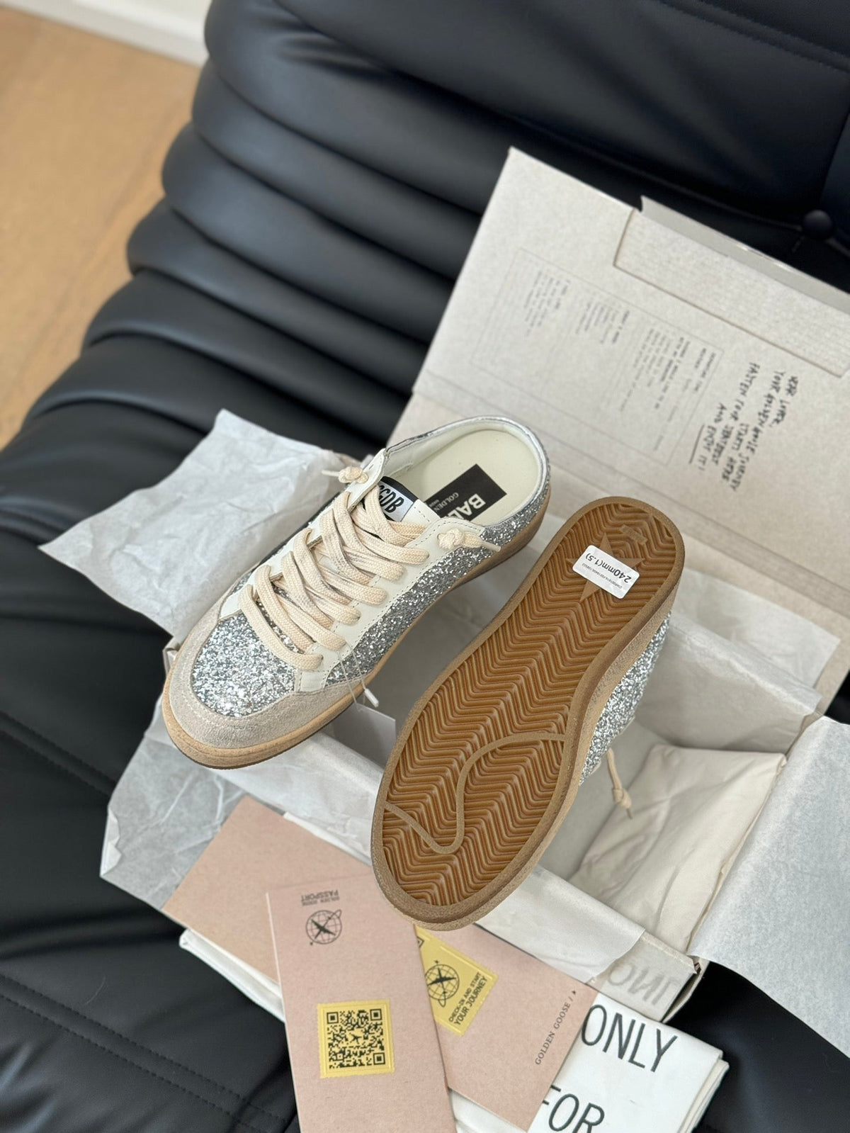 Golden Goose Vintage Distressed Sneakers #300