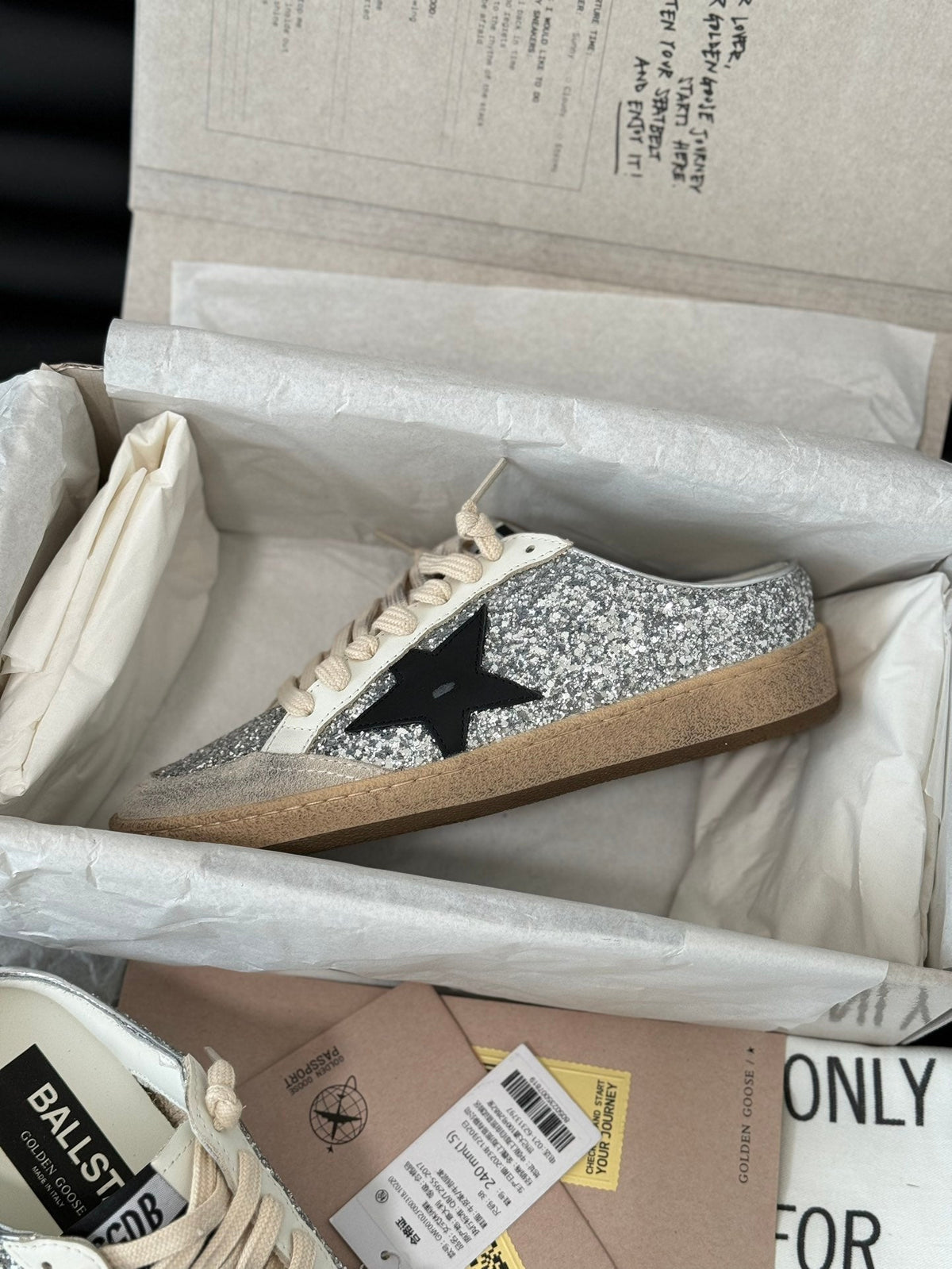 Golden Goose Vintage Distressed Sneakers #300
