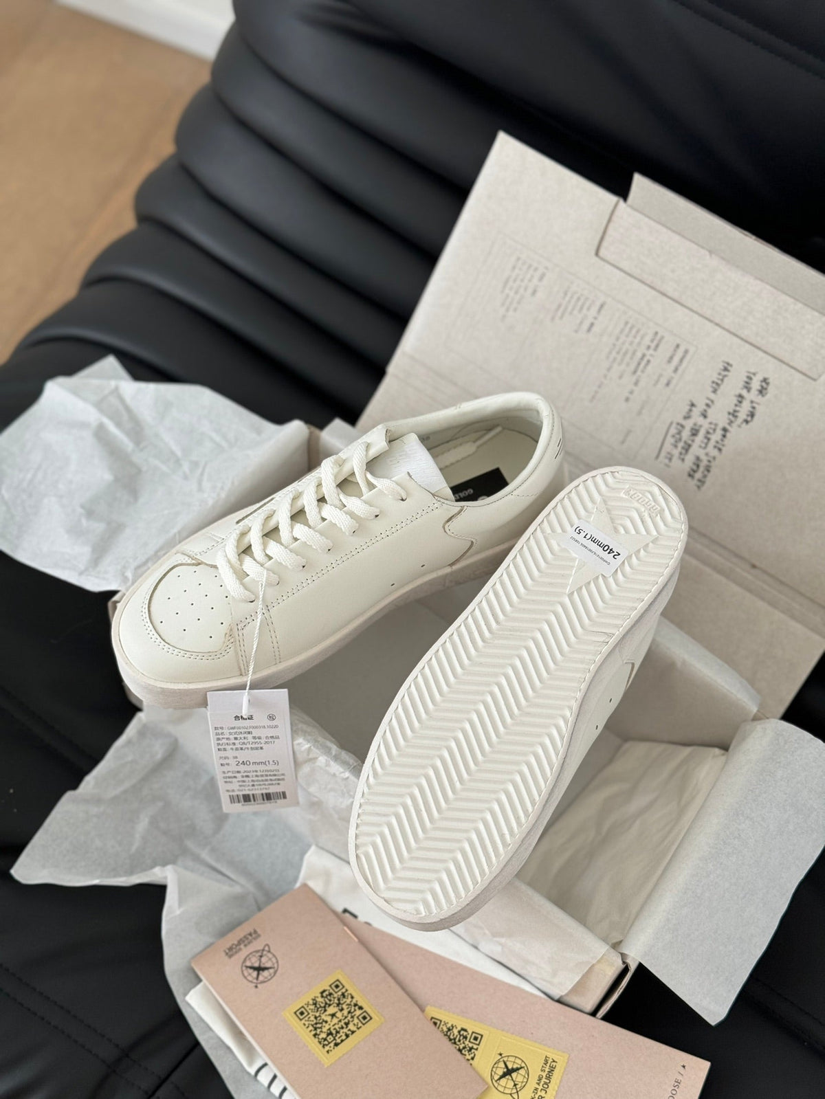 Golden Goose Vintage Distressed Sneakers #117