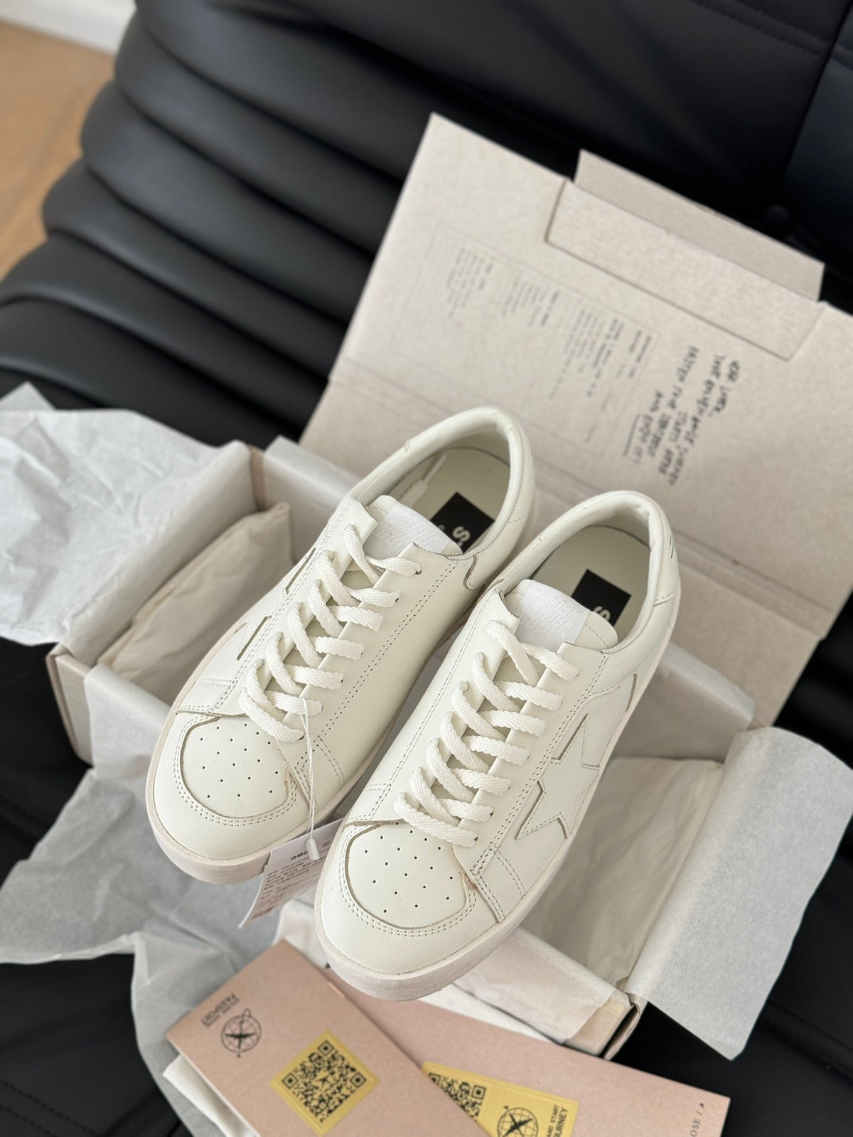 Golden Goose Vintage Distressed Sneakers #117
