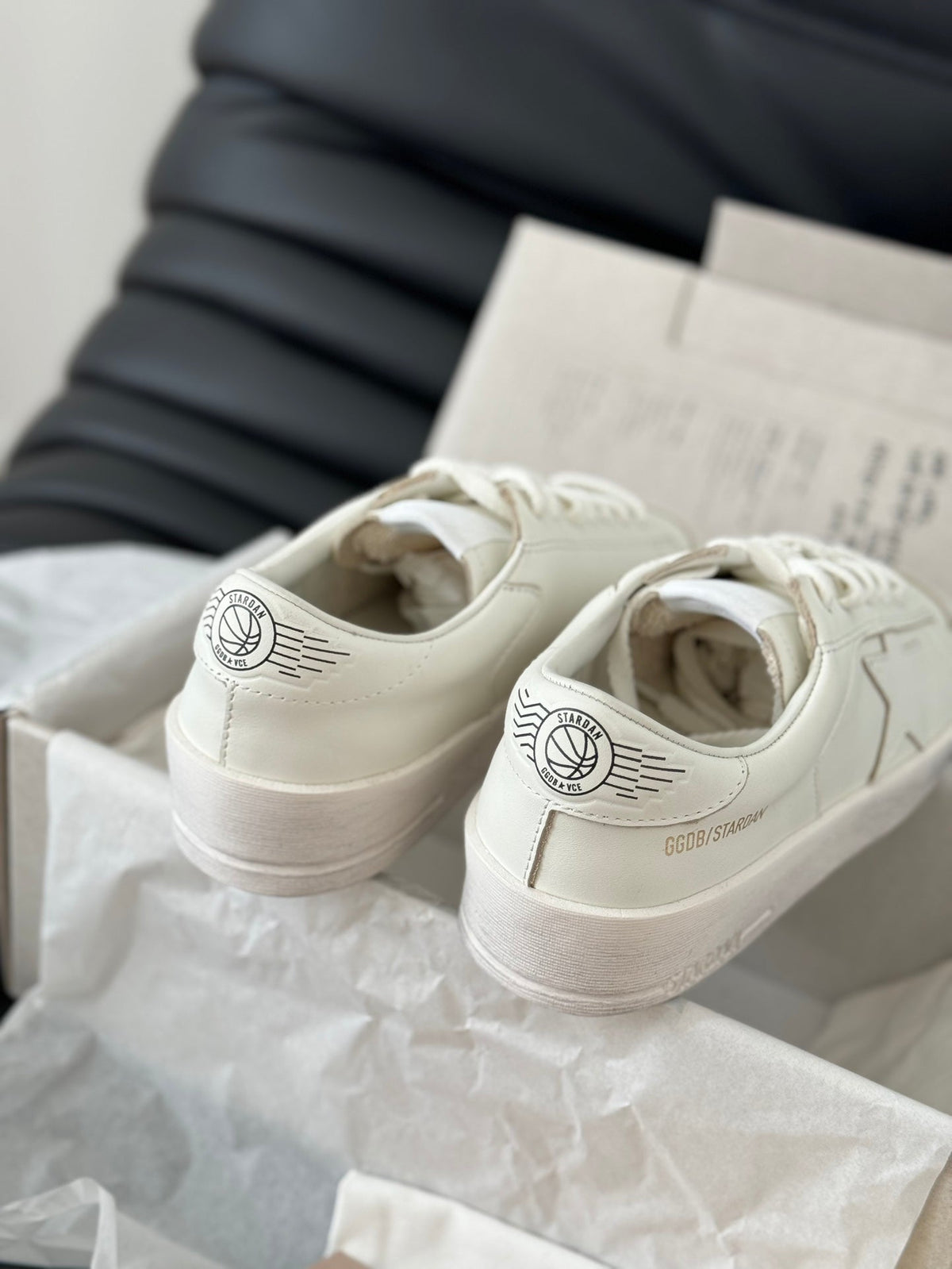 Golden Goose Vintage Distressed Sneakers #117