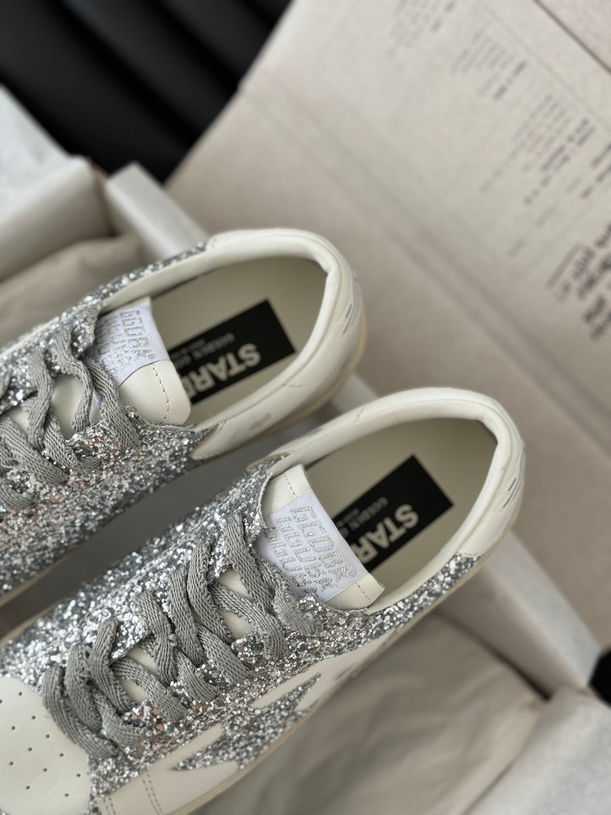 Golden Goose Vintage Distressed Sneakers #223