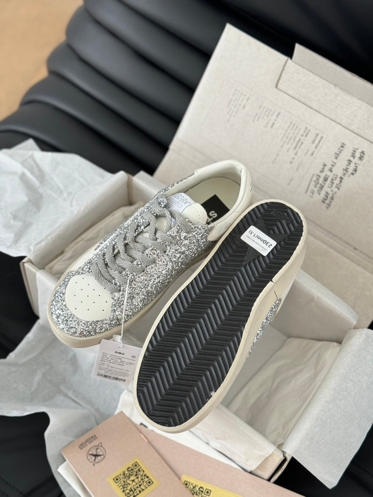 Golden Goose Vintage Distressed Sneakers #223