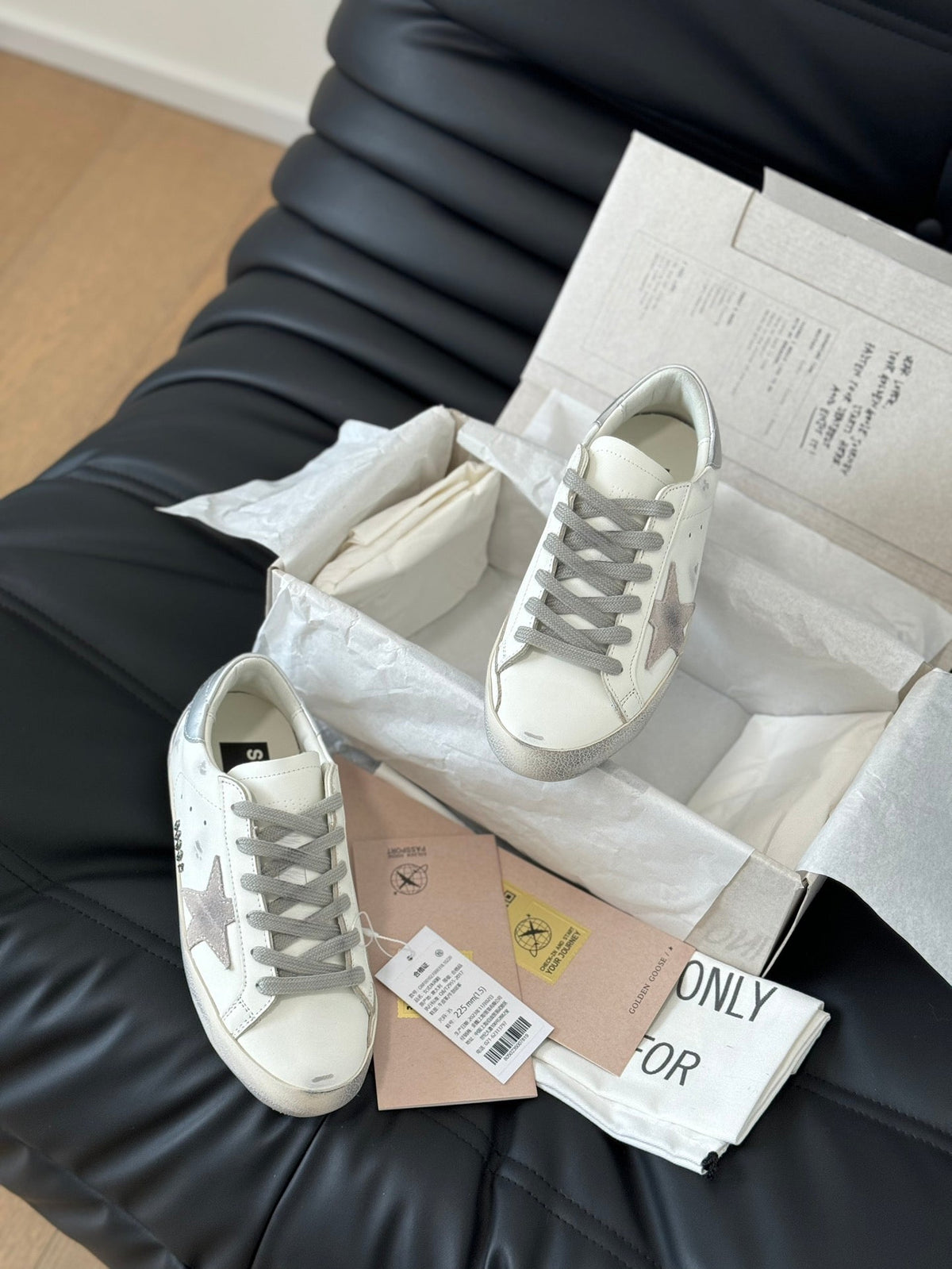 Golden Goose Vintage Distressed Sneakers #135