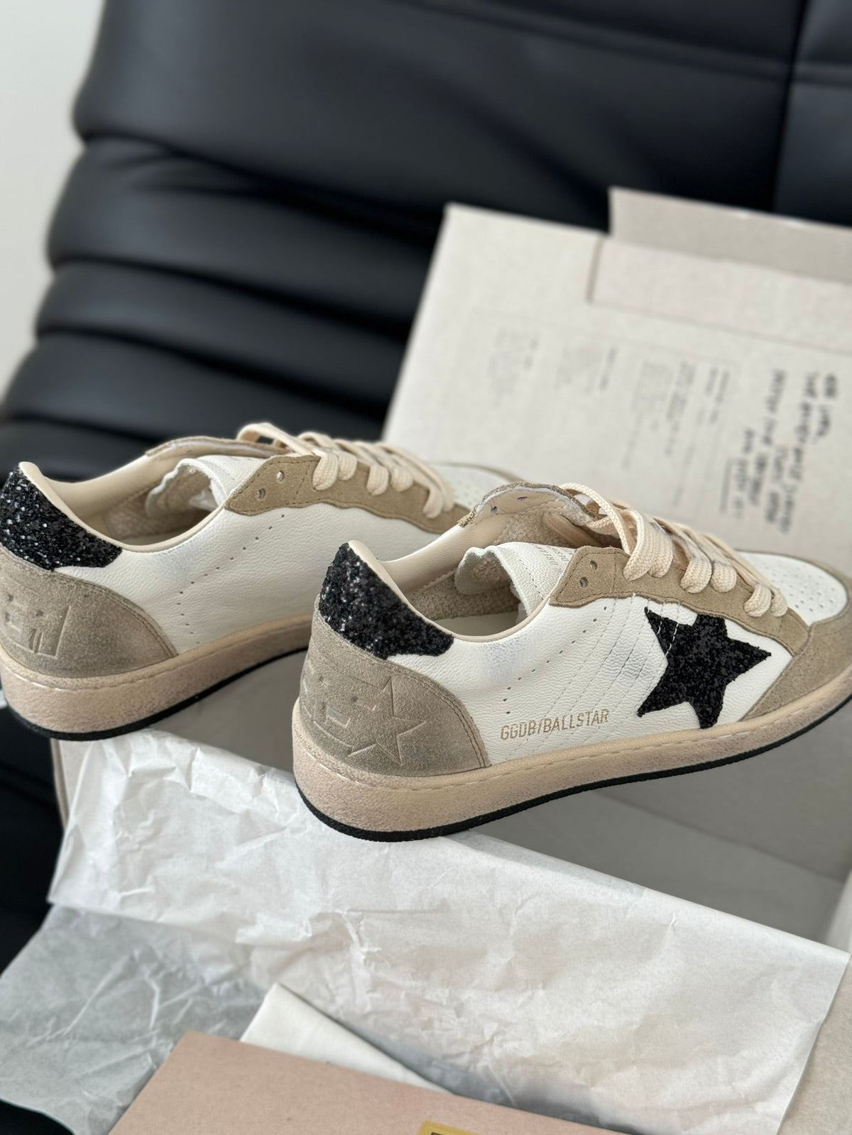 Golden Goose Vintage Distressed Sneakers #301