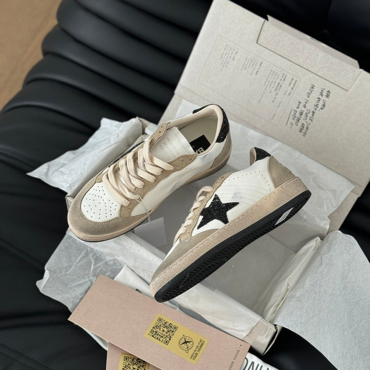 Golden Goose Vintage Distressed Sneakers #301