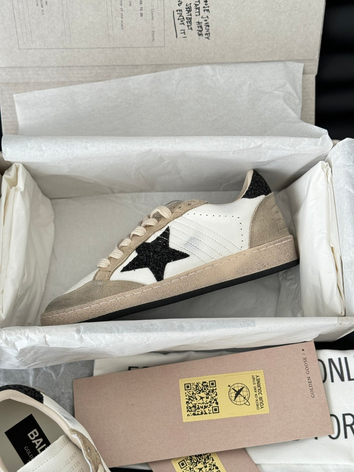 Golden Goose Vintage Distressed Sneakers #301