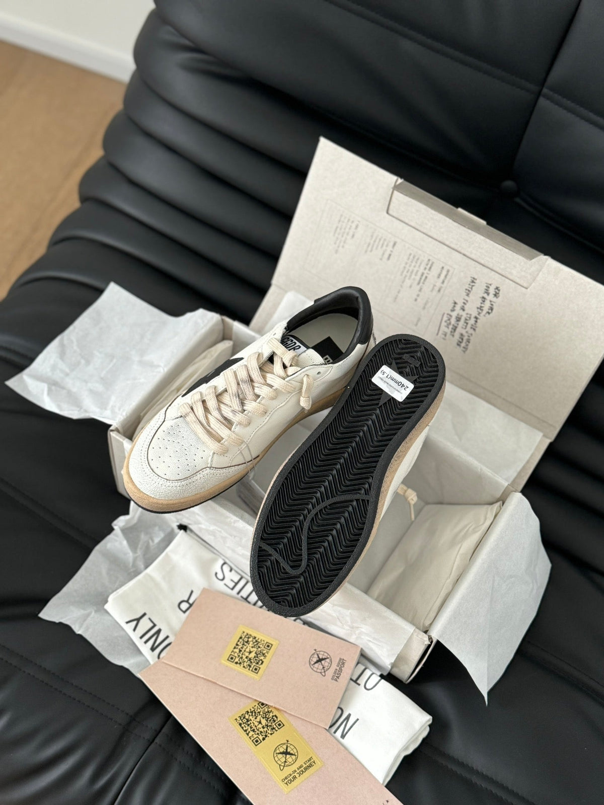 Golden Goose Vintage Distressed Sneakers #093