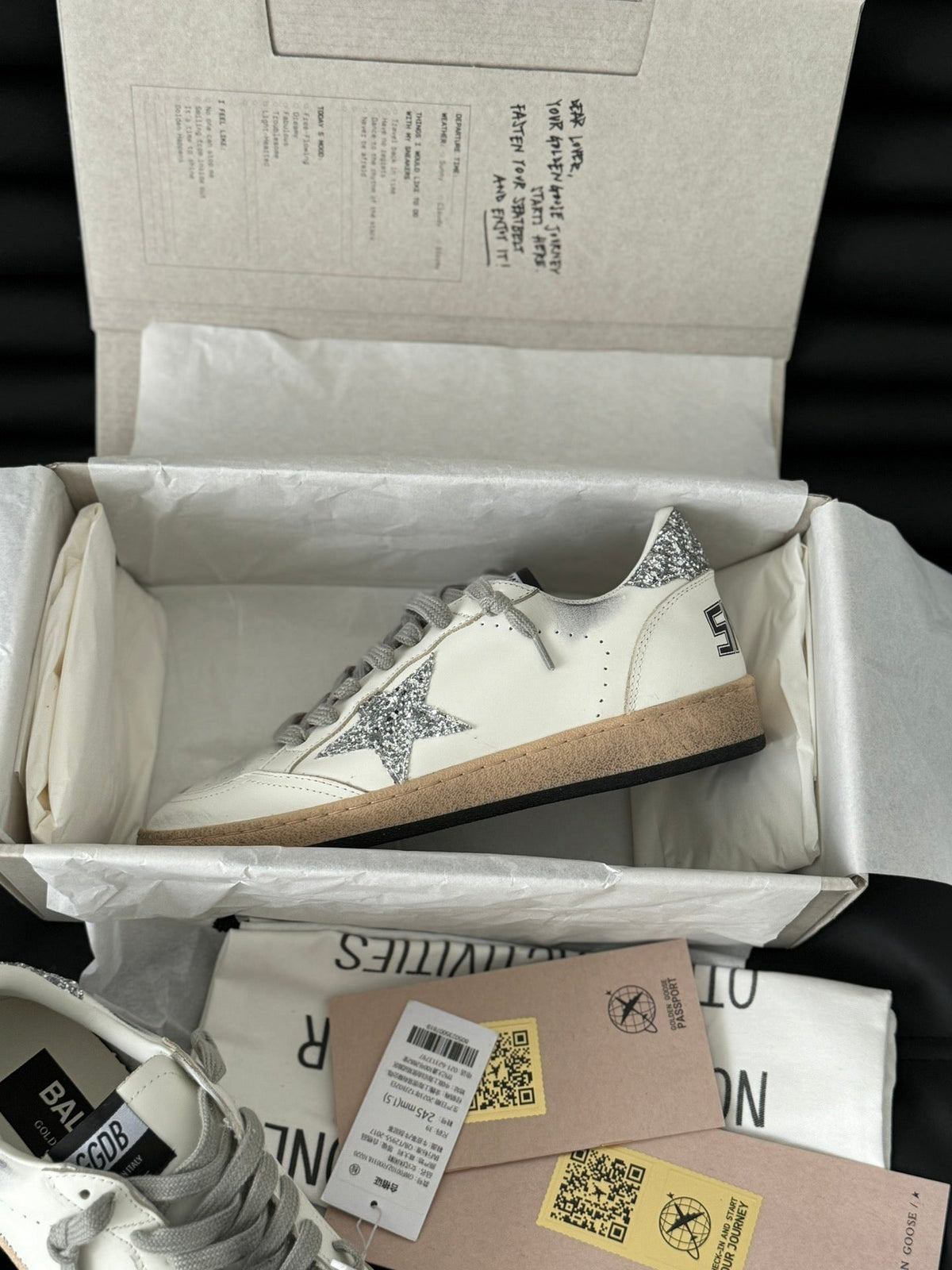 Golden Goose Vintage Distressed Sneakers #123