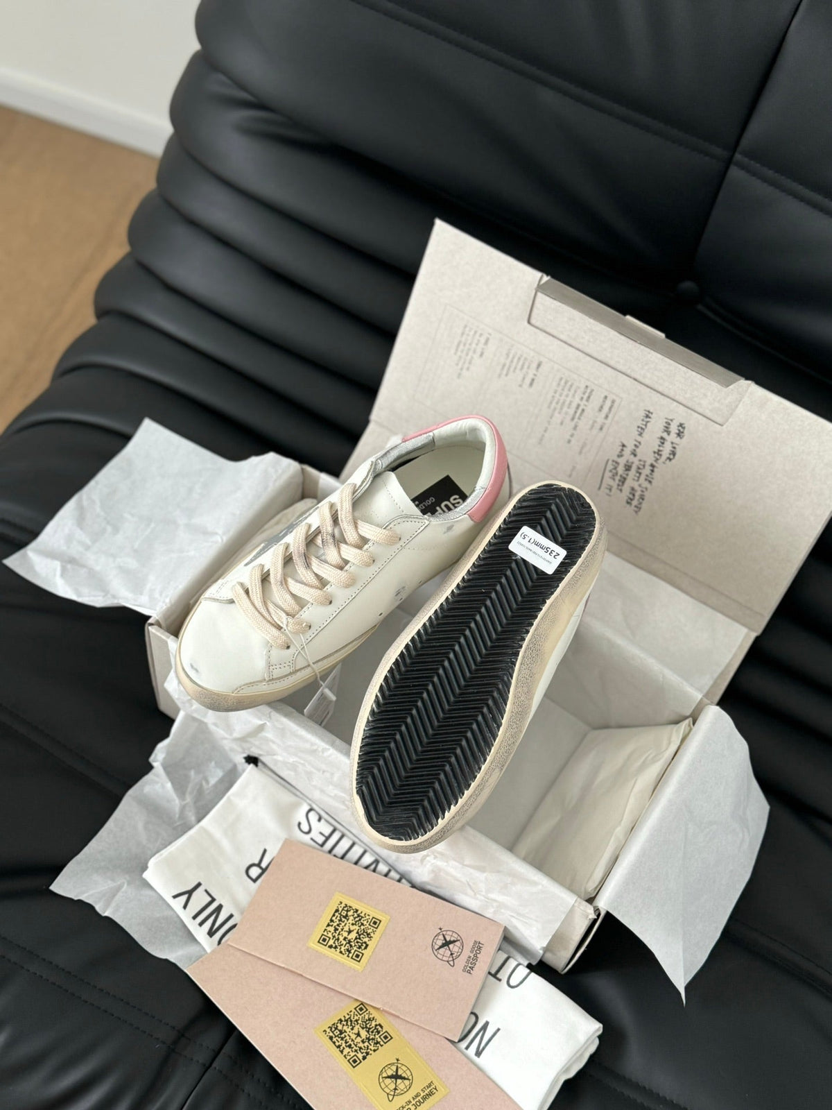 Golden Goose Vintage Distressed Sneakers #225