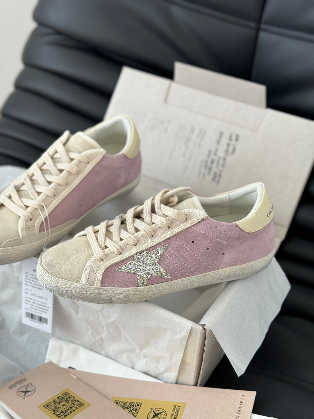 Golden Goose Vintage Distressed Sneakers #278