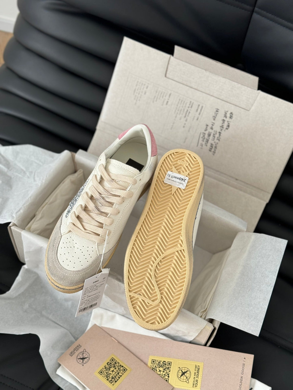 Golden Goose Vintage Distressed Sneakers #248