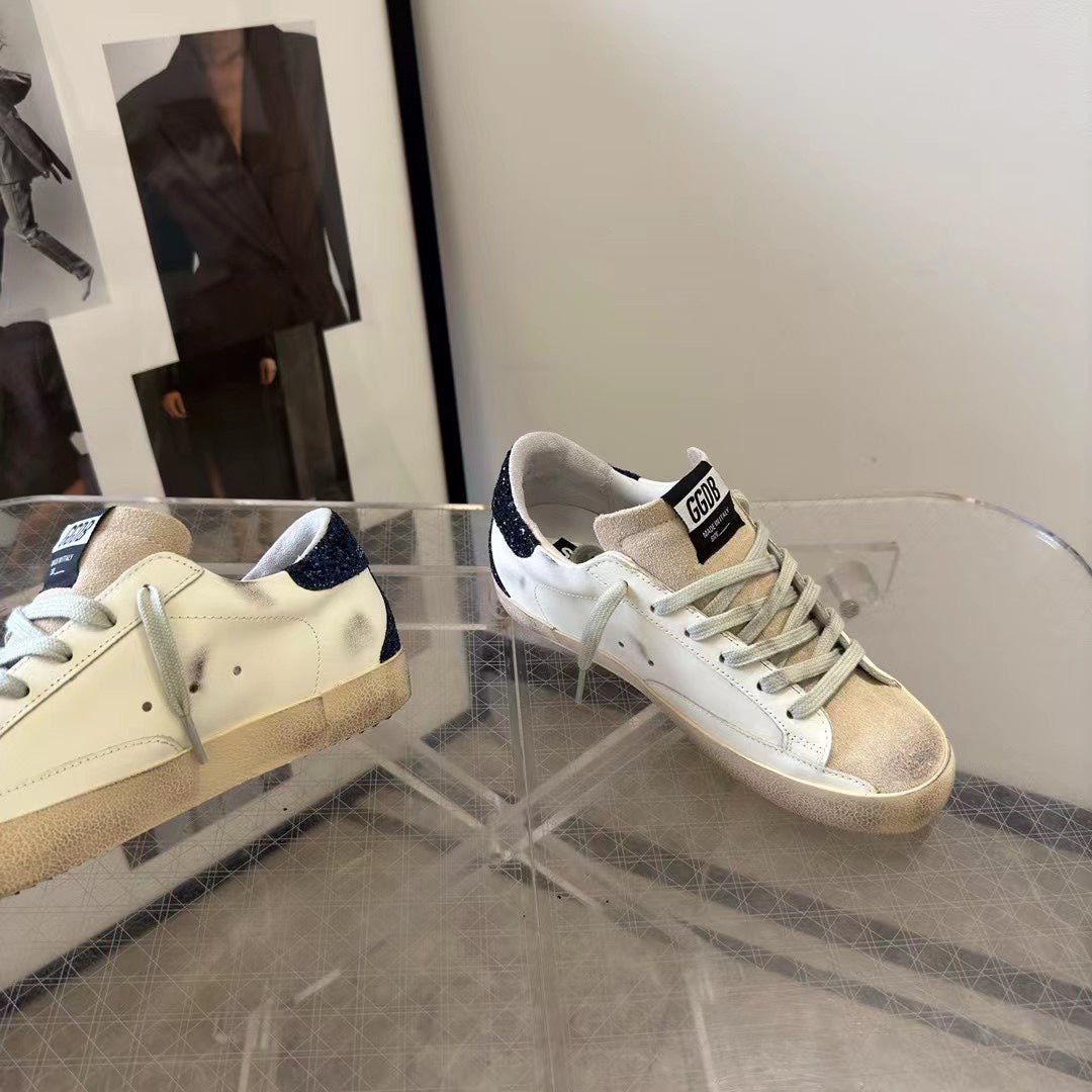 Golden Goose Vintage Distressed Sneakers #118