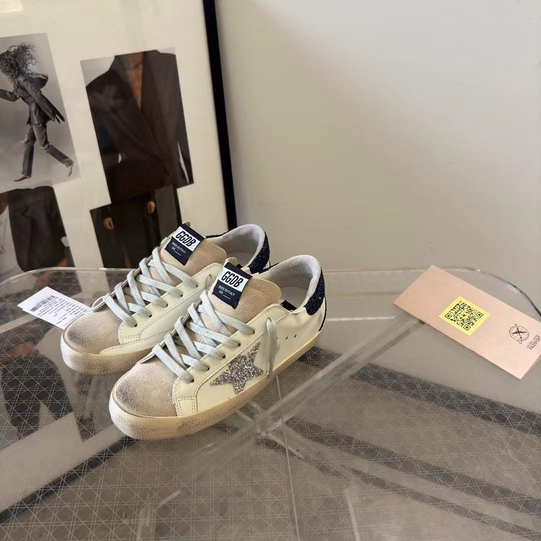 Golden Goose Vintage Distressed Sneakers #118