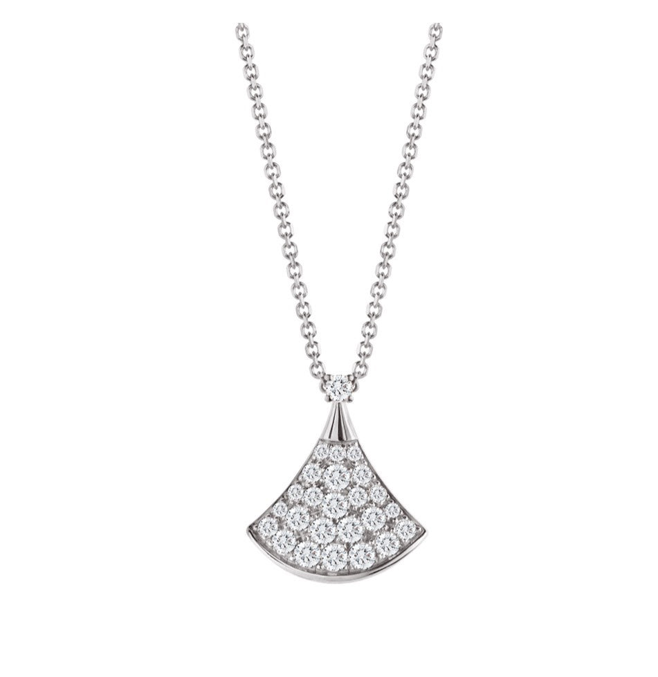 BVLGARI Gold-Plated Crystal Necklace