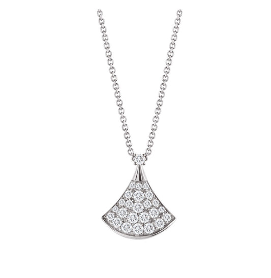 BVLGARI Gold-Plated Crystal Necklace