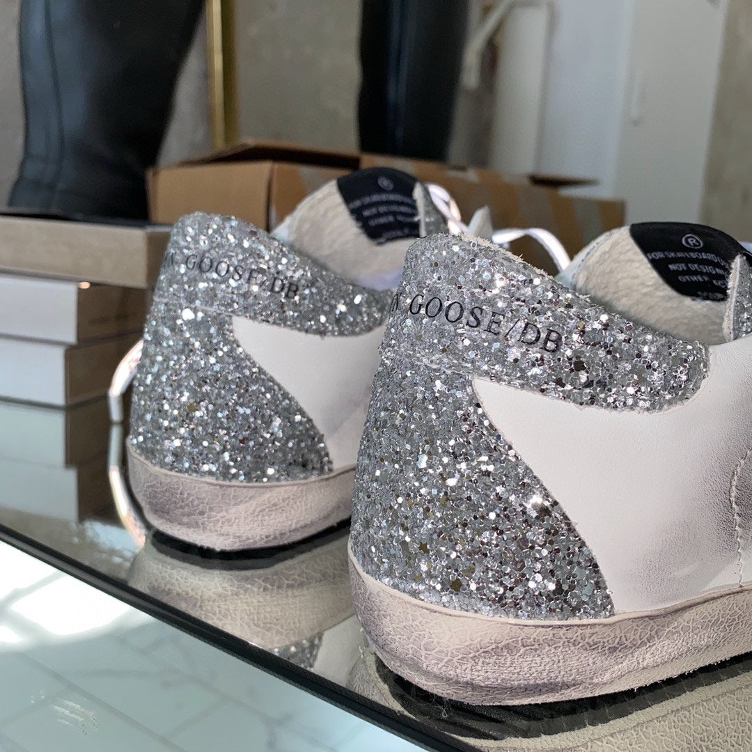 Golden Goose Vintage Distressed Sneakers #140