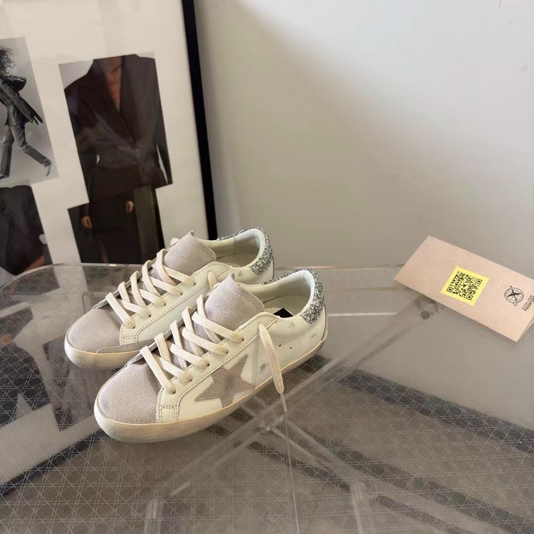 Golden Goose Vintage Distressed Sneakers #243