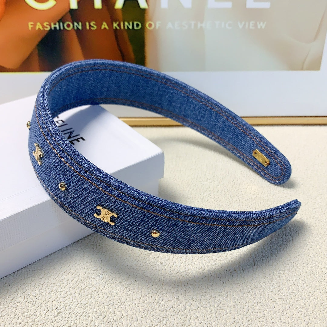 CELINE Handcrafted "Arc de Triomphe" Headband (Intricate Design)