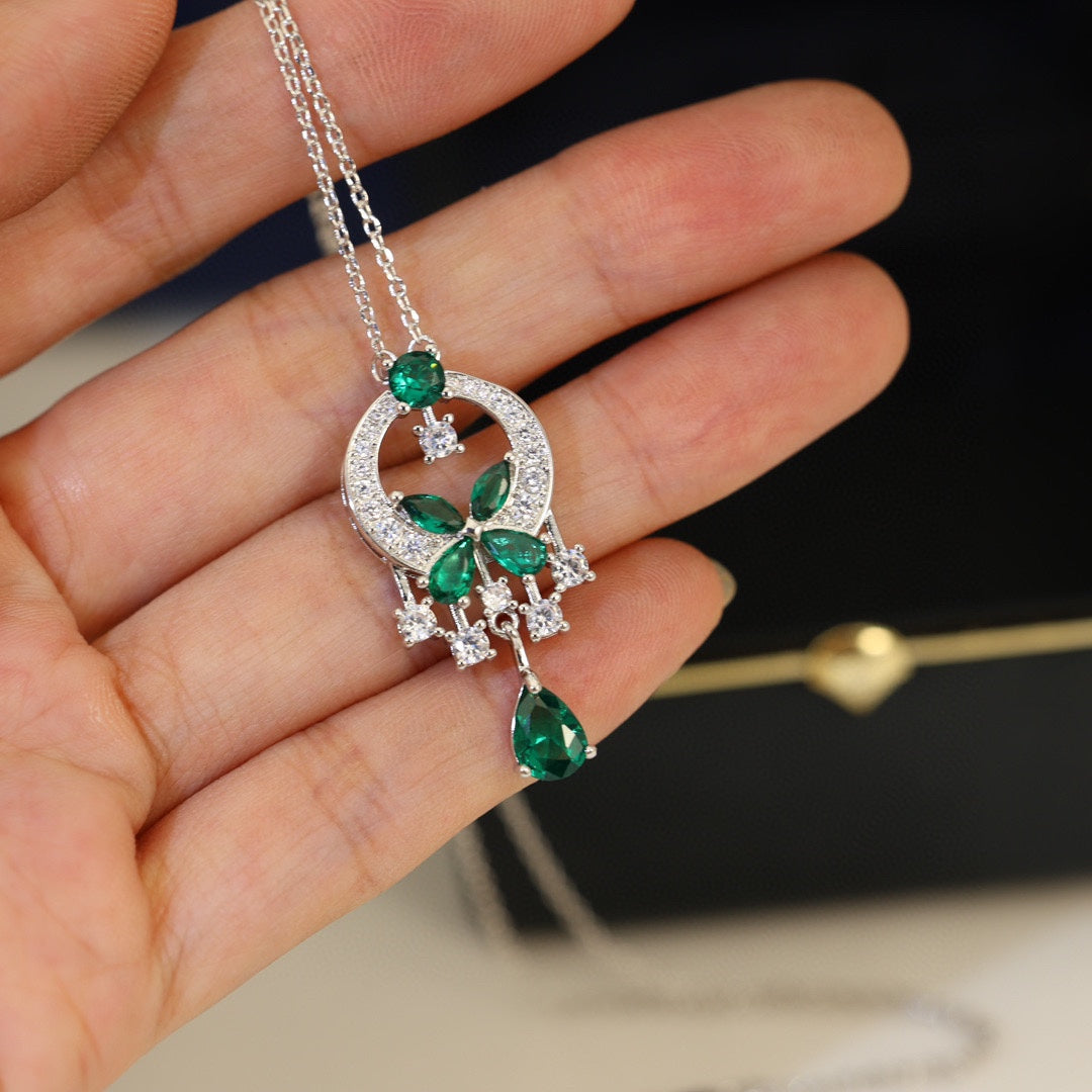 BVLGARI Gold-Plated Zircon Necklace