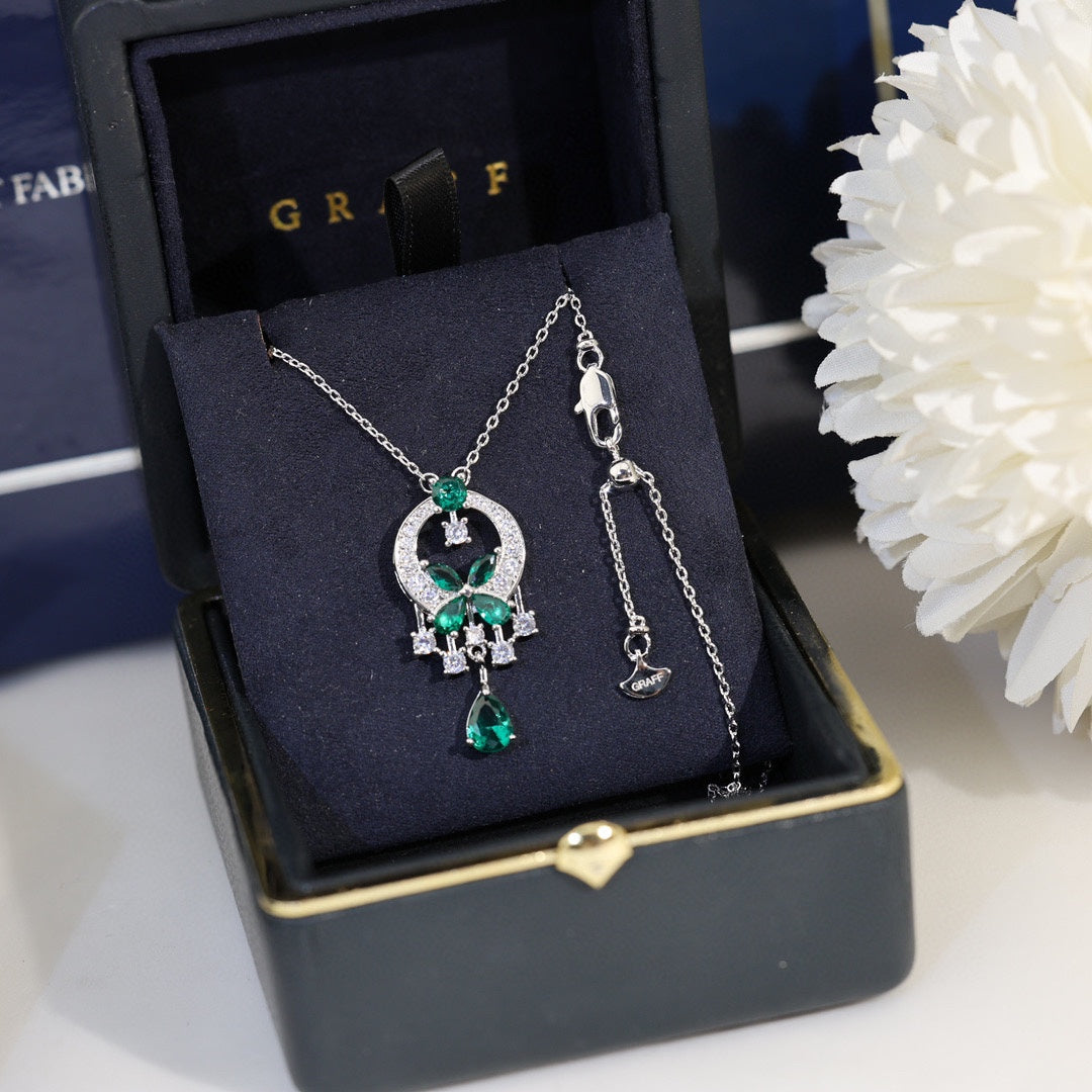 BVLGARI Gold-Plated Zircon Necklace