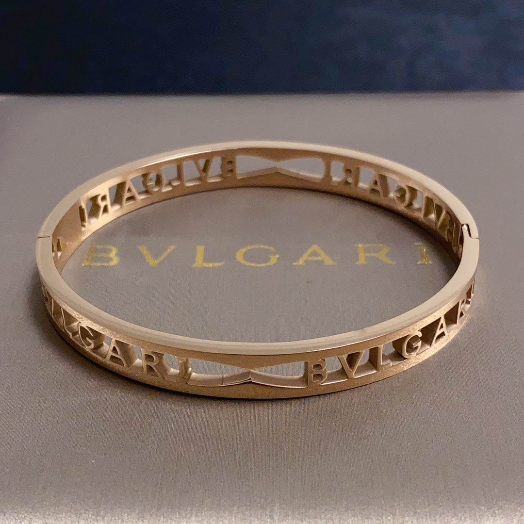 BVLGARI Gold-Plated Stainless Steel Bracelet