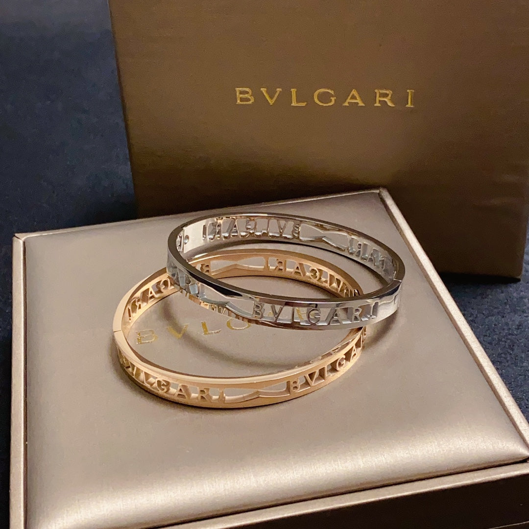 BVLGARI Gold-Plated Stainless Steel Bracelet