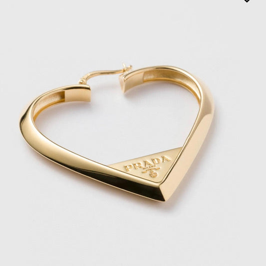 PRADA Heart Earrings