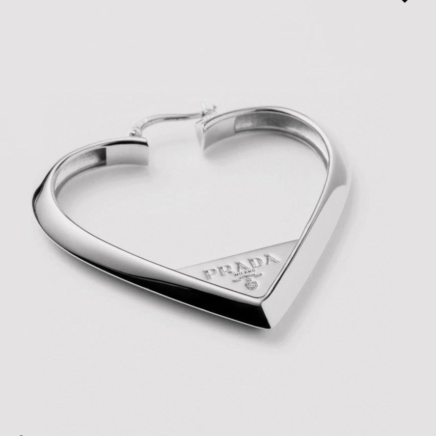 PRADA Heart Earrings