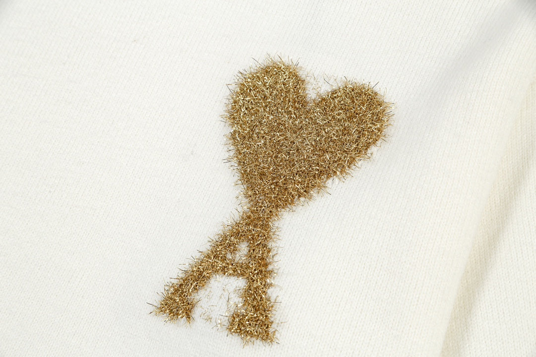 AMI PARIS Cotton and wool sweater