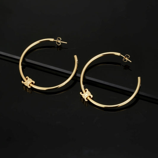 CELINE Triomphe Earrings