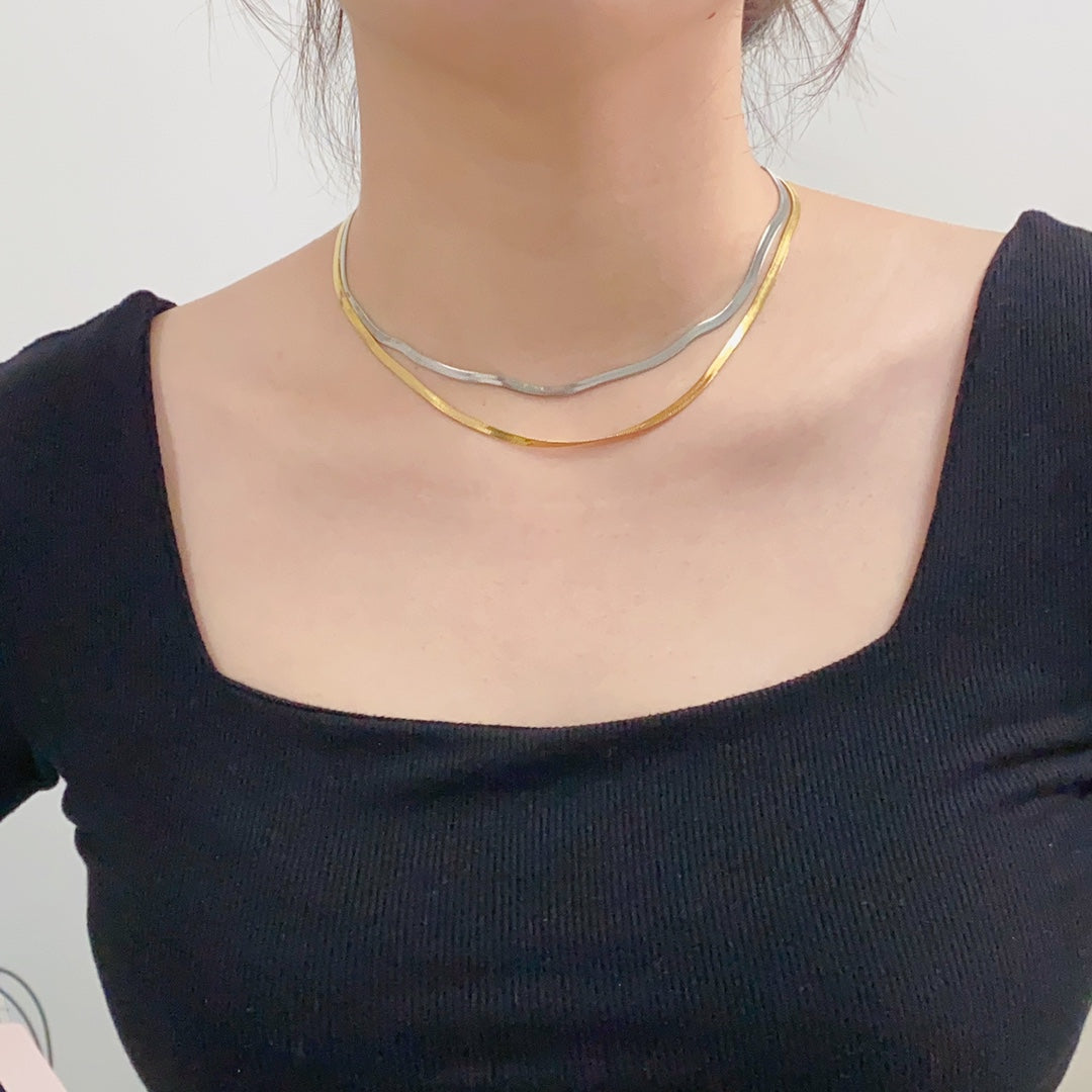 CELINE Gold-Plated Stainless Steel Necklace