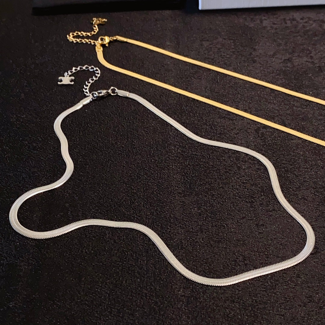 CELINE Gold-Plated Stainless Steel Necklace