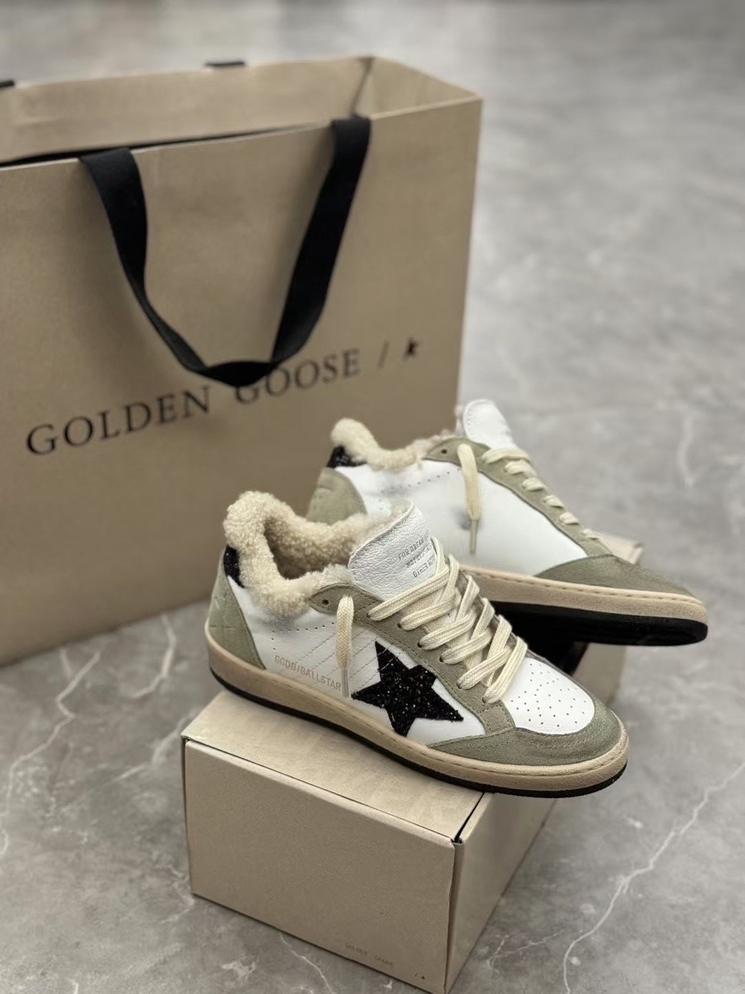 Golden Goose Vintage Distressed Sneakers #008
